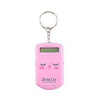 Calculators,Mini Calculator Cute Cartoon with Keychain 8 Digits Display Portable Pocket Size Calculator for Children Students School Supplies