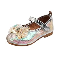 Girl Heels Size 5 Summer Autumn Fashion Cute Girls Casual Shoes Colorful Sequins Shiny Little Girl Winter Boots Size 8