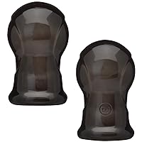 Doc Johnson Nipple Teasers in A Bag - Intense Suction Makes Nipples Larger and More Sensitive - for Adults Only, Smoke Black