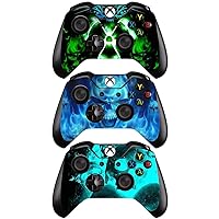 [3PCS] Whole Body Vinyl Sticker Decal Cover Skin for Xbox One Controller - 3pcs. Comb C