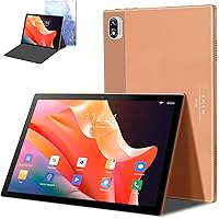 AOYODKG Tablet 10 Inch, Android 1Tablet Newest Octa-core Processor, 64GB ROM + 6GB RAM Storage, 256GB Expandable, with 2 Sim Slot+5G Dual WiFi Network, Tablet 1920x1200 HD Display -Orange