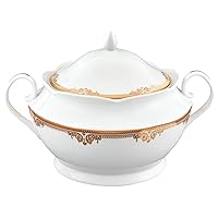 Lorren Home Trends Porcelain Souptureen w/Lid Catherine