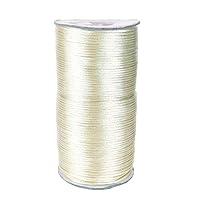 Homeford Firefly Imports Satin Rattail Cord Chinese Knot, 2mm, 200 Yards, Antique White