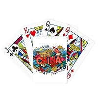Made in China Asia Chinese Travel Art Poker Playing Cards Tabletop Game Gift