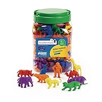 Excellerations Wild Animal Counters - 120 Pieces (Item # JUNGCNT)
