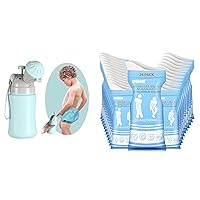 Portable Urinal for Kids Travel Urinal Pee Cup for Boys and Urinal Bags Pee Bags for Travel 24 Pack