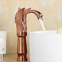 YI YA YA - all-copper antique faucet European-style retro faucet bathroom basin faucet faucet whole copper swan faucet