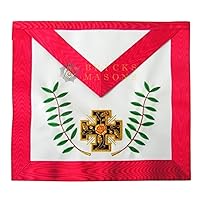 Masonic AASR - 18th Degree - Knight Rose-Croix - Patted Cross + Acacia Twigs