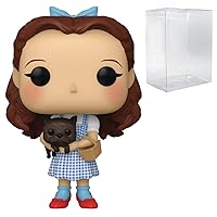 POP Movies: The Wizard of Oz 85th Anniversary - Dorothy & Toto Funko Vinyl Figure (Bundled with Compatible Box Protector Case), Multicolor, 3.75 inches