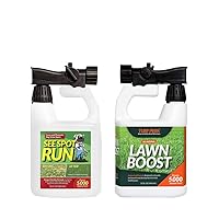 32oz & Turf Perk's Lawn Boost 32oz | Eliminate Yellow Spots On Your Lawn Caused by Dog Urine | All-Natural, Safe for Pets and Humans | Made in The USA | Ready-to-Use