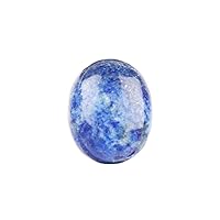 Natural Blue Lapis Lazuli 3.85 Carat EGL Certified Gemstone Oval Cabochon for Jewelry Craft
