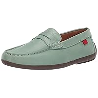 Marc Joseph New York Unisex-Child Leather Made in Brazil Luxury Fashion Slip on Loafer with Penny Detail