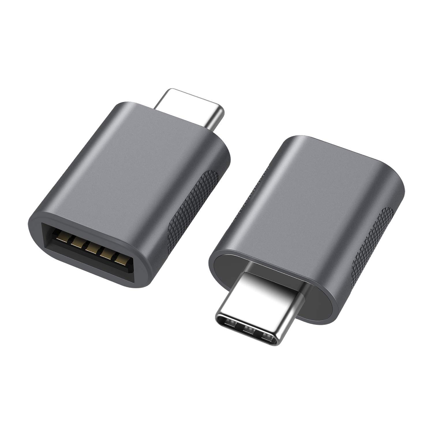 nonda USB C to USB 3.0 Adapter(2 Pack),USB to USB C Adapter,USB Type-C to USB,Thunderbolt 4/3 to USB Female Adapter OTG for MacBook Pro2021,MacBook Air 2020,iPad Pro 2021,More Type-C Devices