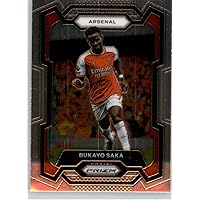 2023-24 Panini Prizm Premier League #27 Bukayo Saka Arsenal Official EPL Soccer Card in Raw (NM or Better) Condition