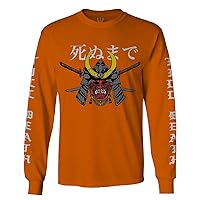 Till Death Vintage Japan Japanesse Warrior Graphic Aesthetics Long Sleeve Men's