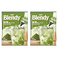Blendy Matcha Ore Base Japanese Diluted Beverage 6 pieces x 2 bags With MAIKO sticker Pio big bazar