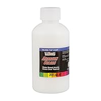 Clear Gloss Topcoat Acrylic Airbrush Paint, 8 oz. also excellent as a Gloss Pouring Medium blender