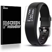 [4-Pack BISEN] Fit for Garmin VivoSmart 3 Screen Protector [Full Coverage], Full Cover Clear Screen Protector, Edge-to-Edge Protect, Anti-Scratch, Lifetime Protection