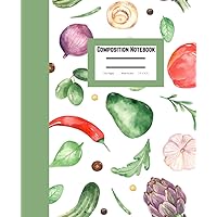 Composition Notebook: Growing In My Garden