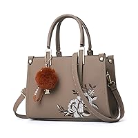 Fashion Women's Embroidered Flowers Handbags Shoulder Bags Satchel Crossbody Bags