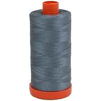 Thread 1246 Med/Dark GREY Cotton Mako 50wt Large Spool 1300m