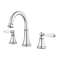Pfister Courant Bathroom Sink Faucet, 8-Inch Widespread, 2-Handle, 3-Hole, Polished Chrome Finish, LF049COPC