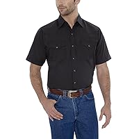 Ely Cattleman Men's Short Sleeve Solid Western Shirt