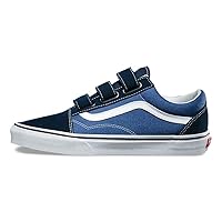 Vans Men's Old Skool V Sneaker, (Suede/Canvas) Dress Blue/True Navy, Size 12