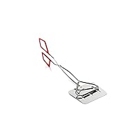 GrillPro 40730 2 In 1 Chrome Plated Turner/Tong, Silver