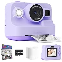 Kids Camera Instant Print, MEETRYE Instant Print Camera for Kids 4-14 Year Old, Christmas Birthday Gifts Digital Camera Toy for 5 6 7 8 9 10 Year Old Girls Boys Toddlers