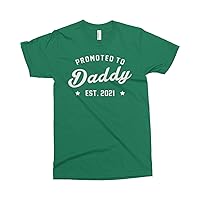 Threadrock Men's Promoted to Daddy 2021 T-Shirt