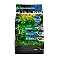 12697 Natural Mineral-Rich Volcanic Soil Bio Stratum for Planted Tanks, 8.8 lbs. - Aquarium Substrate for Healthy Plant Development, Growth, and Color