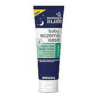 Mommy's Bliss Eczema Ease Night Moisturizer w/Colloidal Oatmeal, Shea Butter & Olive Oil, Relieves Skin Irritations & Itching due to Eczema, Ceramide & Aloe, Free of Steroids & Phthalates, 5 oz