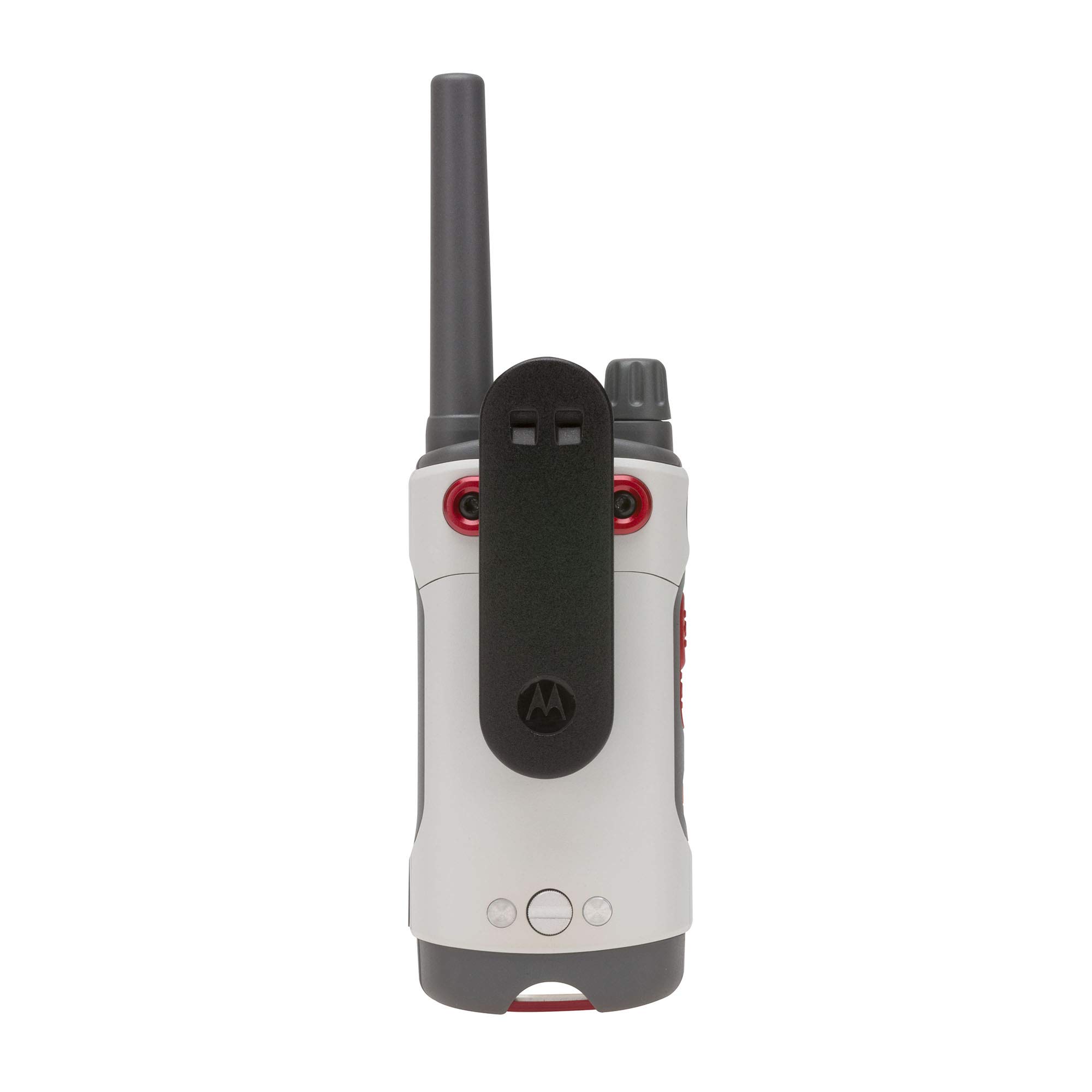 Motorola Solutions T482 Emergency Preparedness White W/Red Rechargeable Two Pack