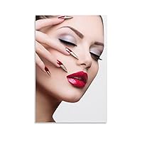Art Posters Nail Art Poster Nail Art Wall Decor Nail Art Beauty Salon Decorative Art Poster Wall Pos Canvas Wall Art Prints for Wall Decor Room Decor Bedroom Decor Gifts Posters 24x36inch(60x90cm) U