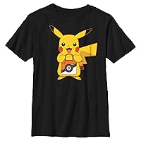 Fifth Sun Kids' Pokemon Pika Treat Boys Short Sleeve Tee Shirt