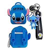 Case for Airpods 1&2 Case,Silicone 3D Cute Funny Cartoon Character Kawaii  Bag Airpods Cover Shock Proof Compatiable with Wireless Charging Case for  Kids Girls Teens Women Boys (Black Backpack) 
