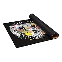 Portable Felt Roll Up Jigsaw Puzzle Saver Storage Mat with Roller by WE Games