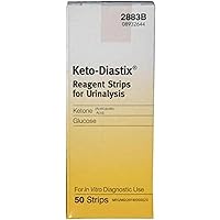 Keto-Diastix 50 Reagent Strips for Urinalysis