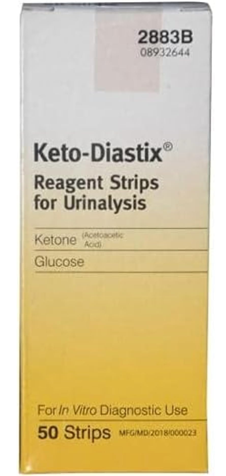 Keto-Diastix 50 Reagent Strips for Urinalysis