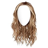 Raquel Welch Selfie Mode Wig with Long Wavy Layers, Memory Cap lll and Lace Front, Average Cap Size, RL16/88 Pale Golden Honey