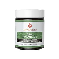 ACTIVATEDYOU Cell Advantage- Supplement to Support Cellular Energy & Mitochondria- Helps Provide Total Body Strength, Stamina and Healthy Digestion Plus Focus & Concentration (60 Capsules)