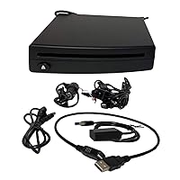 Deluxe USB CD Player kit - Universal Installation in All Vehicles, Black (60-DELUXEUSBCD)