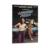 Movie Poster Licorice Pizza Poster 1 Canvas Painting Posters And Prints Wall Art Pictures for Living Room Bedroom Decor 08x12inch(20x30cm) Frame-style