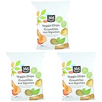 365 by Whole Foods Market, Original Veggie Chips, 6 Ounce (Pack of 3)
