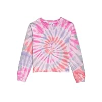 Splendid Girls' Rainbow Foil Long Sleeve Sweatshirt
