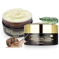 Deoproce Snail Recovery Cream Snail Mucus Effect, Korean Skin Care, Multi functional Face Snail Mucin Cream, Anti wrinkle, Deep moisturizing