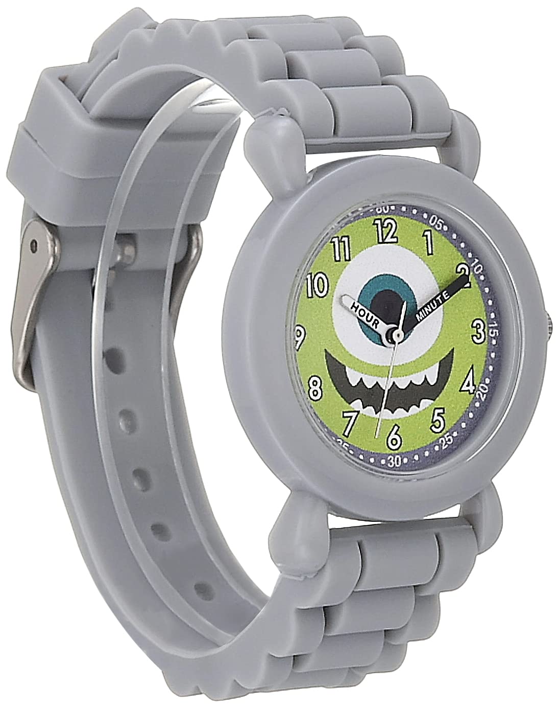 Disney Kids' Plastic Time Teacher Analog Quartz Silicone Strap Watch