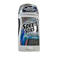 Speed Stick Unscented Antiperspirant Deodorant 3 oz (Pack of 12)