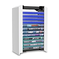 Game Holder for PS5 PS4, for Xbox Series X, for Xbox One, Game Storage Tower for Switch, Game Disk Organizer for Playstation (up to 12 Discs)
